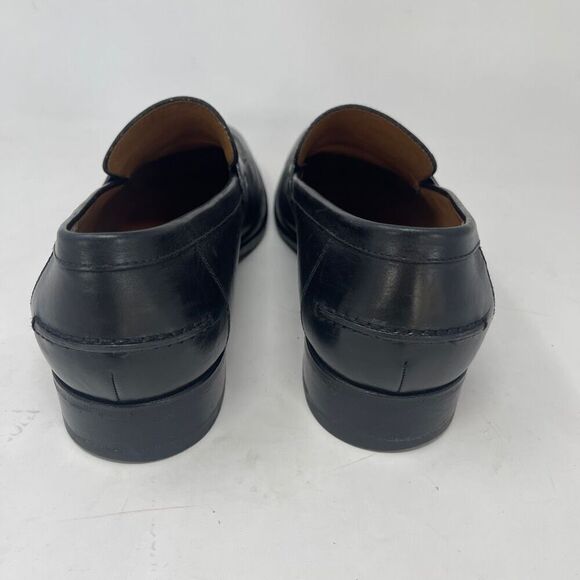 GUCCI MEN'S BLACK LEATHER LOAFERS DRESS SHOES SIZE EU 42 E - Picture 8 of 8